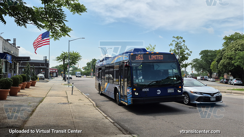 New York City Transit Bus #8906 on the Q61
New York City Transit Bus #8906 on the Q61
