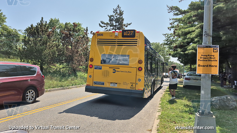 2022 Nova LFS #8806 on the Q127 Dragon Boat Shuttle 
2022 Nova LFS #8806 on the Q127 Dragon Boat Shuttle 
