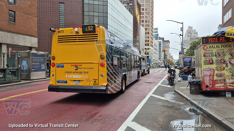 New York City Transit Bus #9737 on the L92 L shuttle 
New York City Transit Bus #9737 on the L92 L shuttle 
