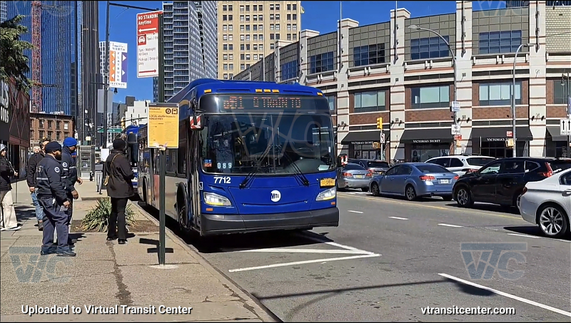 2018 NFI XD40 #7712 on the Q91 Q shuttle 
2018 NFI XD40 #7712 on the Q91 Q shuttle 

