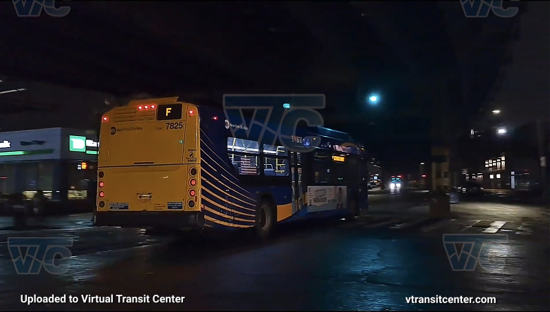 2018 NFI XD40 #7825 on the F shuttle 
2018 NFI XD40 #7825 on the F shuttle 
