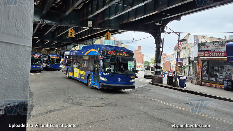 New York City Transit #7642 on the T320 7 shuttle 
New York City Transit #7642 on the T320 7 shuttle 

