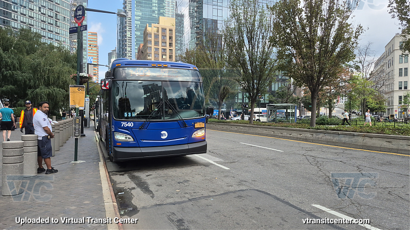 New York City Transit Bus #7540 on the T403 G shuttle 
New York City Transit Bus #7540 on the T403 G shuttle 
