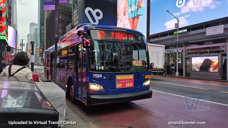 2018 NFI XD40 #7594 on the Q92 7 shuttle 
2018 NFI XD40 #7594 on the Q92 7 shuttle 
