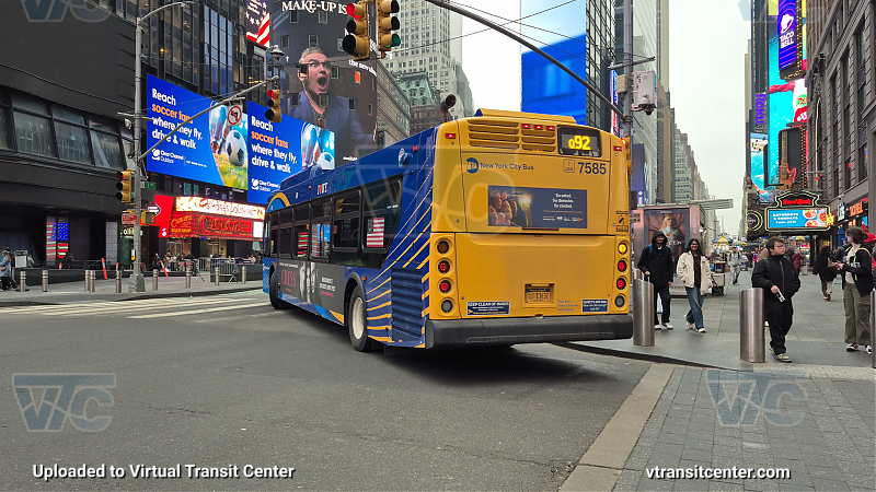 2018 NFI XD40 #7585 on the Q92 7 shuttle 
2018 NFI XD40 #7585 on the Q92 7 shuttle 

