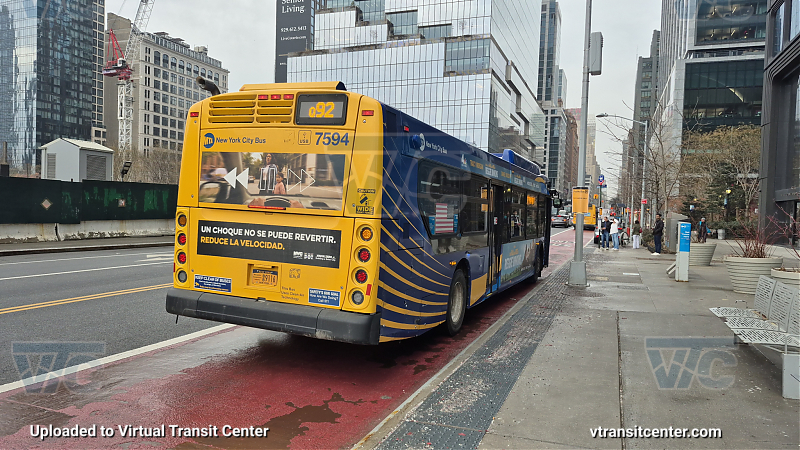 2018 NFI XD40 #7594 on the Q92 7 shuttle 
2018 NFI XD40 #7594 on the Q92 7 shuttle 
