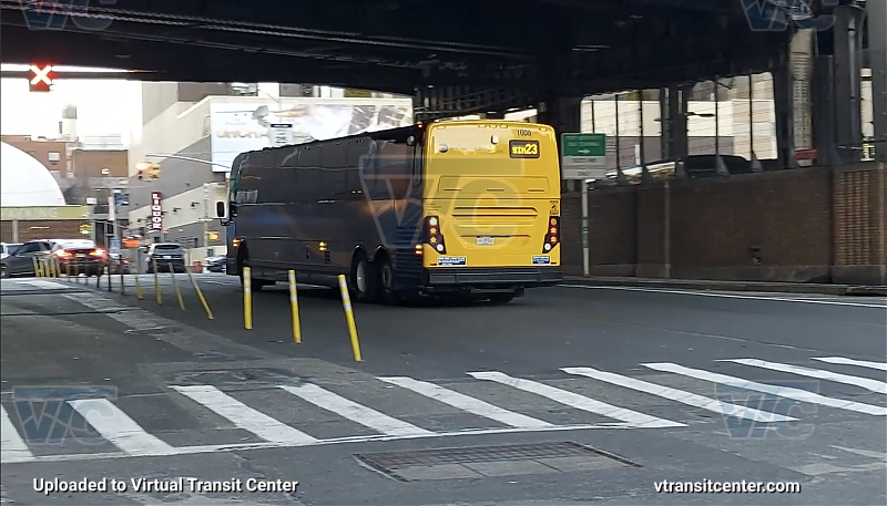 MTA New York City 1608 on the SIM23
2021 Prevost X3-45 #1608 on the SIM23
