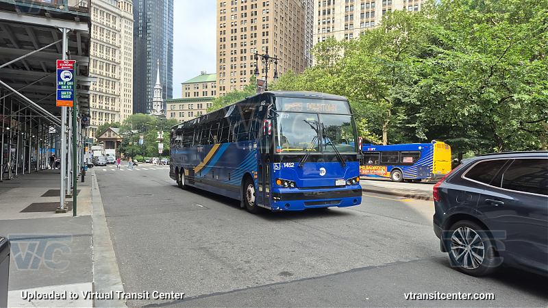 MTA New York City 1452 on the QM65
2021 Prevost X3-45 #1452 on the QM65
