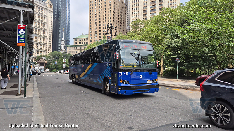 MTA New York City 1452 on the QM65
2021 Prevost X3-45 #1452 on the QM65
