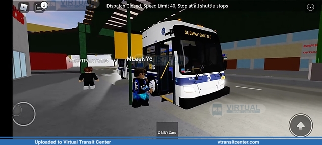 MTA Q shuttle bus Roblox 
