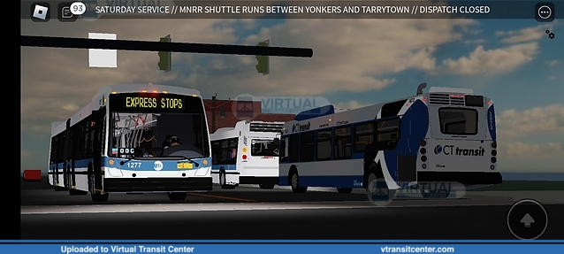 MTA Bus Metro North Shuttle in Bee Line 
