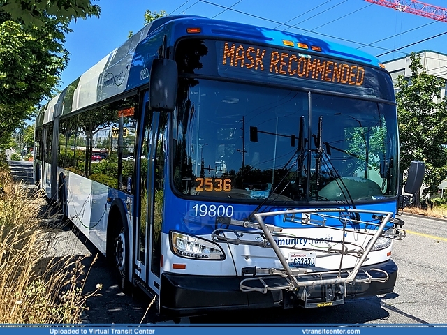 Community Transit 2019 New Flyer XD60 19800
Approaching layover zone at 5th Ave NE and NE 103rd St
