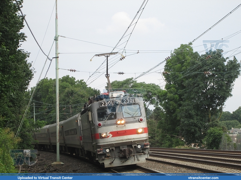 SEPTA Regional Rail Locomotive 2301 on the Paoli/Thorndale Line
Arriving into Rosemont, bound for Thorndale 7/30/2018
Keywords: SEPTARR;AEM7