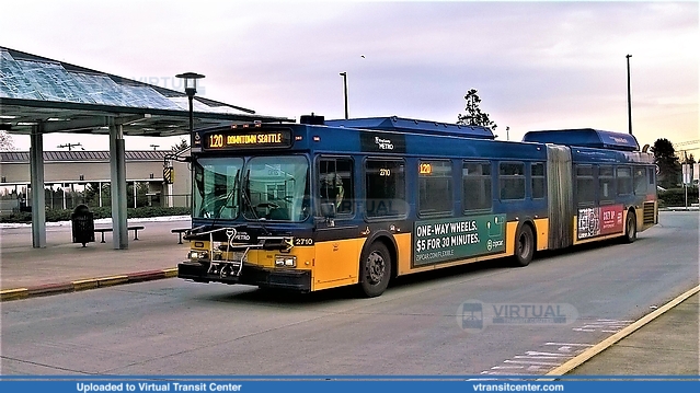 King County Metro New Flyer DE60LF on route 120
Shot taken at Burien T.C. on 1/11/17
