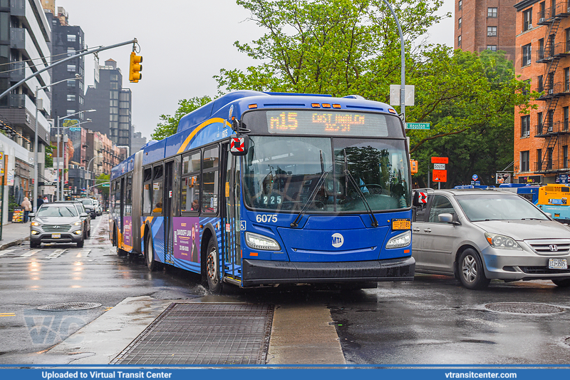 MTA New York City 6075 on the M15
