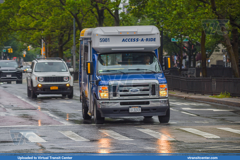 MTA New York City Transit Access-A-Ride 2024 Ford E350 5981
