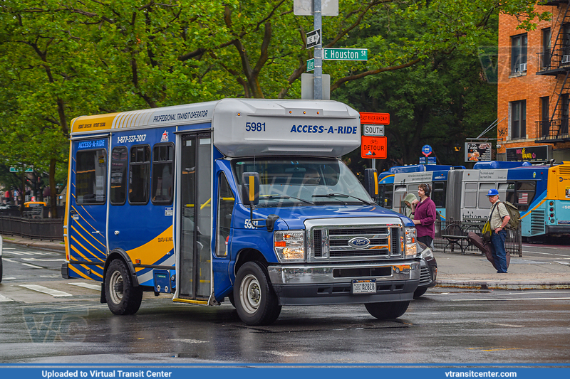 MTA New York City Transit Access-A-Ride 2024 Ford E350 5981
