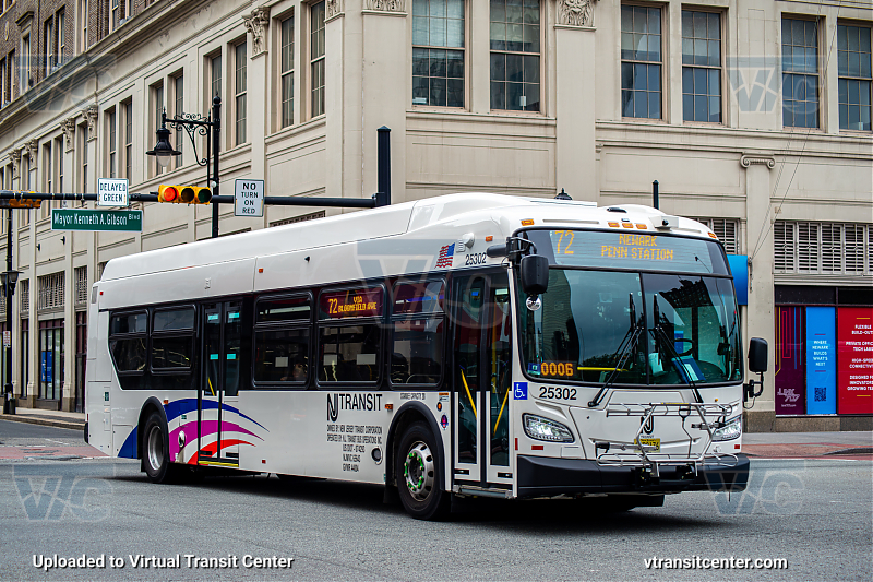 Nj Transit 25302 On Route 72 
Route 72 Newark Penn Station
