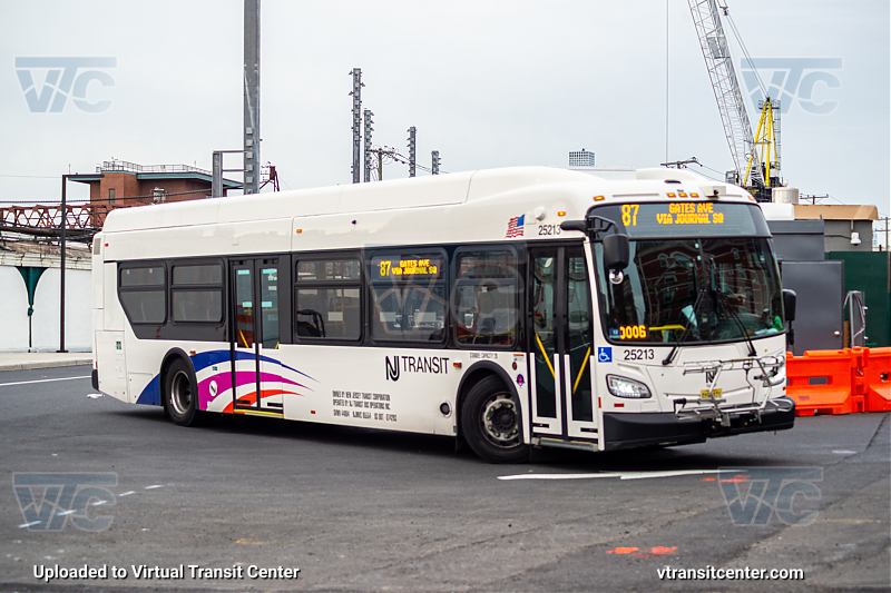 Nj Transit 25213 on Route 87 
Route 87 Gates Ave via Journal Square 
