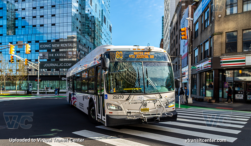 Nj Transit 25210 on Route 80 
Route 80 Gates Ave via Journal Square 
