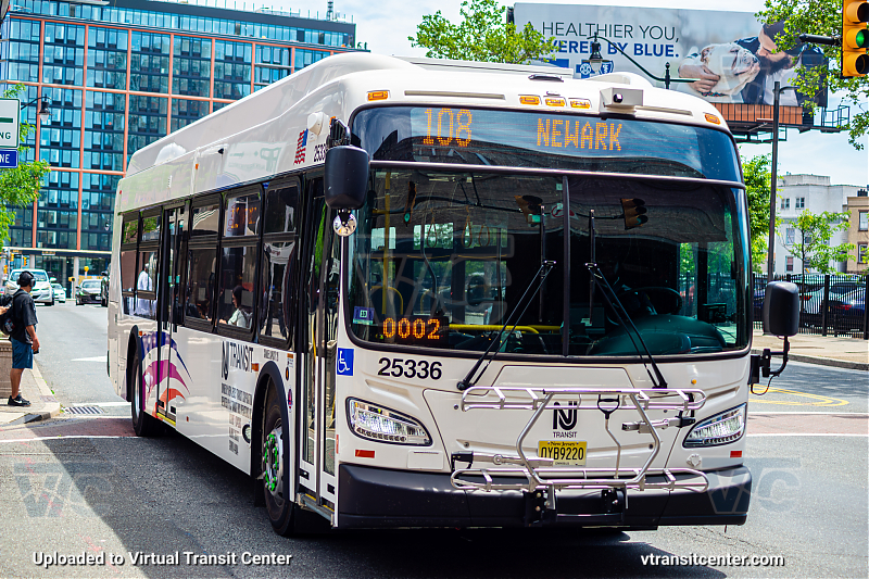 NJ Transit 25336 On Route 108
Route 108 Newark 
Keywords: NJT Bus;NJ Transit;New Flyer XD40