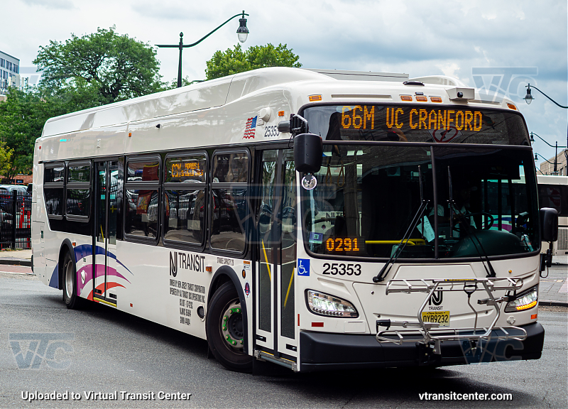 Nj Transit 25353 on Route 66M
Route 66M UC Cranford

