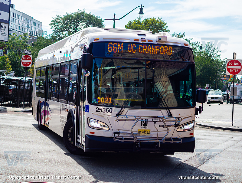Nj Transit 25360 on Route 66M
Route 66M UC Cranford
