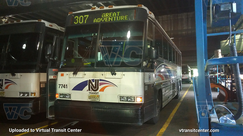 NJ Transit 7741 
D4000 7741 at Oradell Bus Garage 
