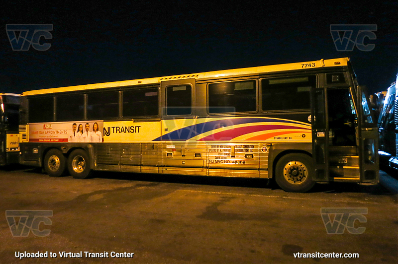 NJ Transit 7743
7743 on Layover outside of Oradell Bus garage
