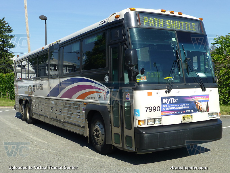 NJ Transit 7990
D4000 7990 on Layover in Plauderville Train Station 
