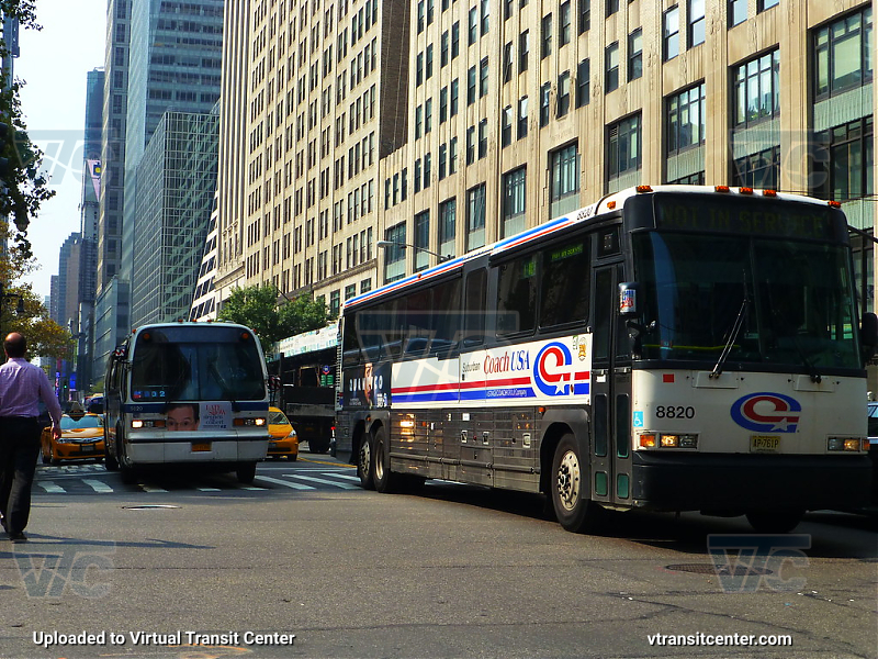 NJ Transit 8820
D4500 8820 in NYC
Coach USA, Suburban Lines
Keywords: Coach USA;MTA NYC;RTS;NJT Bus;MCI D4000CL