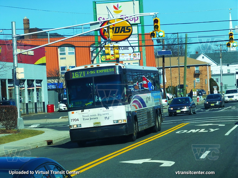 NJ Transit 7704
D4000 7704 on the 167T New York Turnpike Express 
