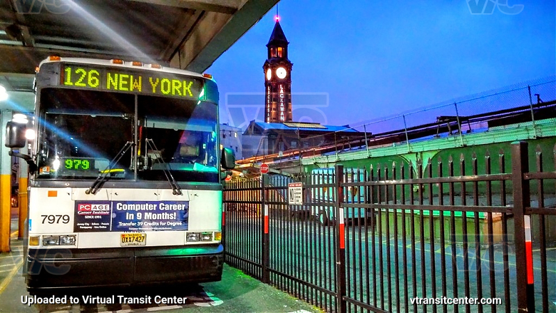 NJ Transit 7979 
D4000 7979 on the 126 Bus 
