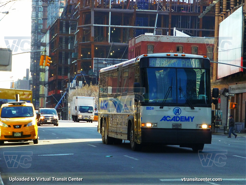 NJ Transit 8604
Academy Bus D4000 8604 deadheading to PABT
