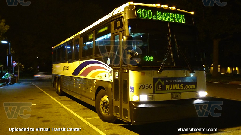 NJ Transit 7966
D4000 7966 on the 160 on layover signed up as the 400
