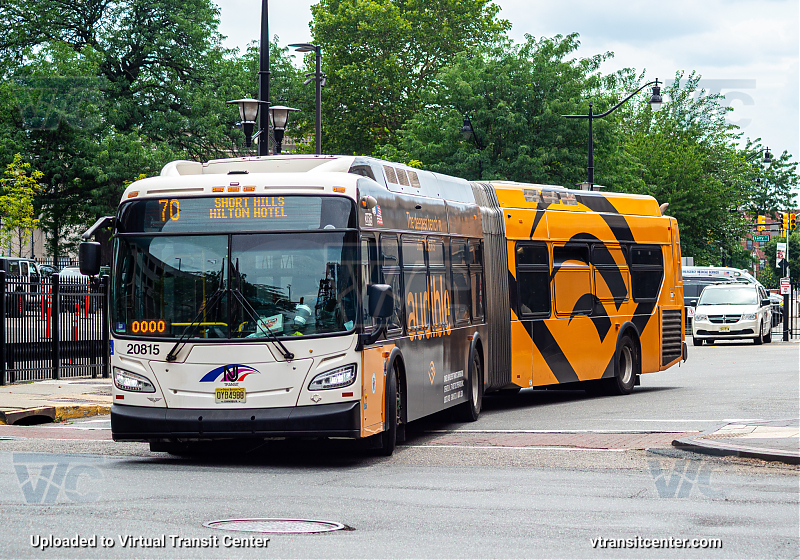 Nj Transit 20815 on Route 70
Route 70 Short Hills Hilton Hotel
