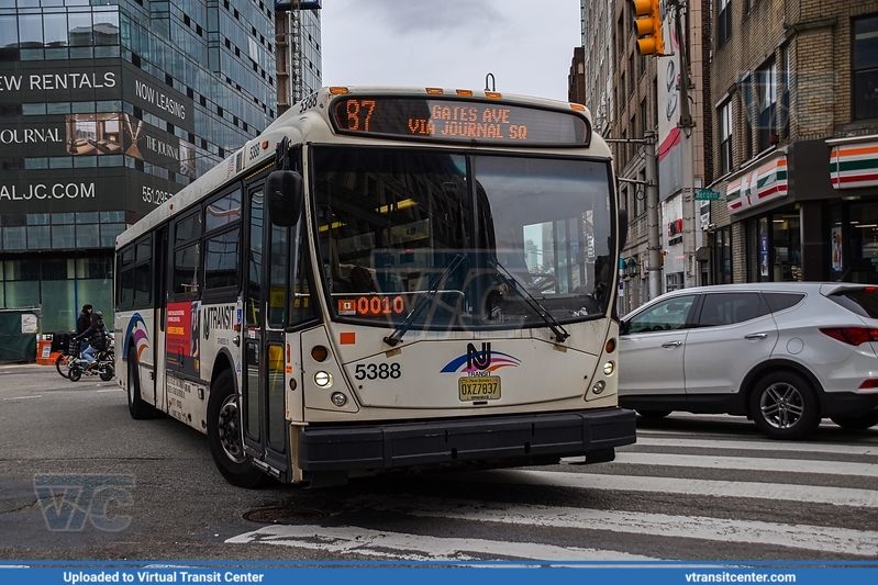 NJ Transit 5388 on Route 87
Route 87 Gates Avenue via Journal Square
NABI 416
Bergen Avenue and Sip Av, Jersey City, NJ
Keywords: NJTBus;NABI416