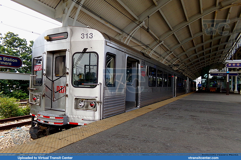 Cleveland RTA "The Rapid" 313 Red Line
Louis Stokes Transit Center (aka Windermere) 
