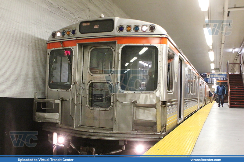SEPTA Metro Broad Street/B-IV 689 on Broad St Line
Broad Street Line to Fern Rock
City Hall Station (Now 15th St-City Hall Station) 
