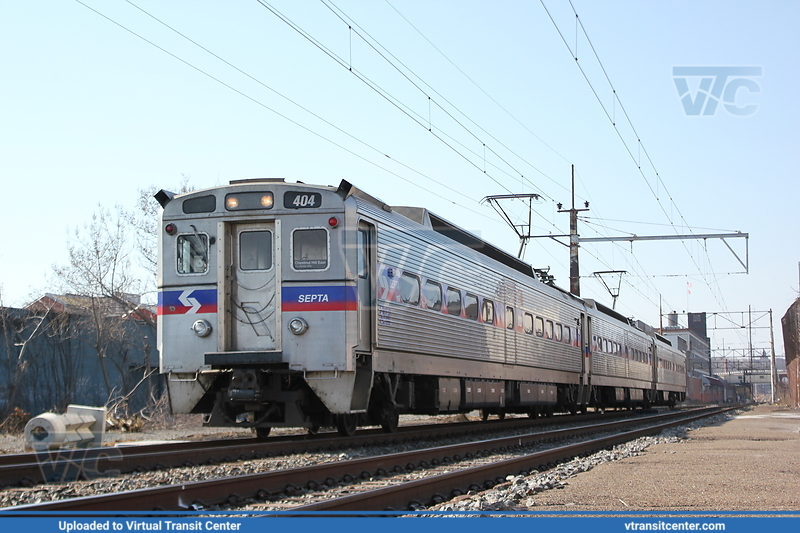 SEPTA Silverliner IV 404 on Chestnut Hill West Line
Keywords: SEPTARR;GE