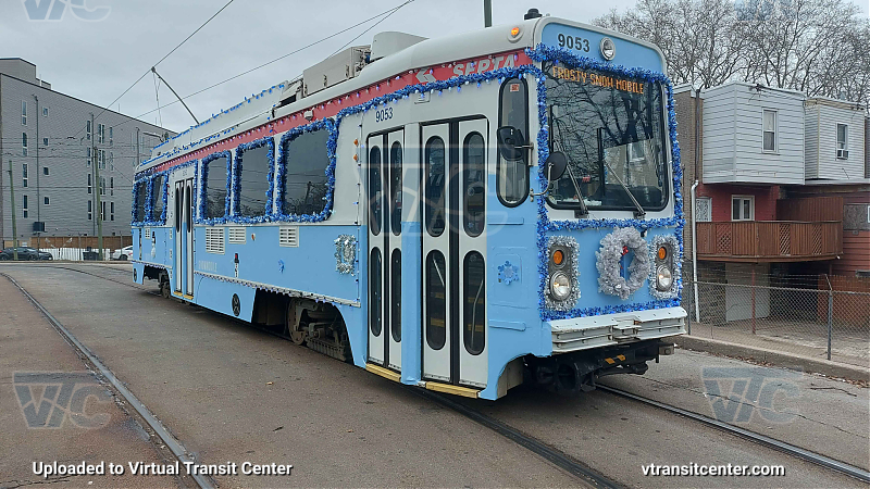 Frosty the Snowman Mobile
Taken on Dec. 5th, 2025. Frosty the Snowman Mobile sitting idle at 63rd & Malvern Loop.

Frosty the Snowman Mobile Trolley #9053 made by Callowhill Depot.
Keywords: Frosty The Snowman, Snow