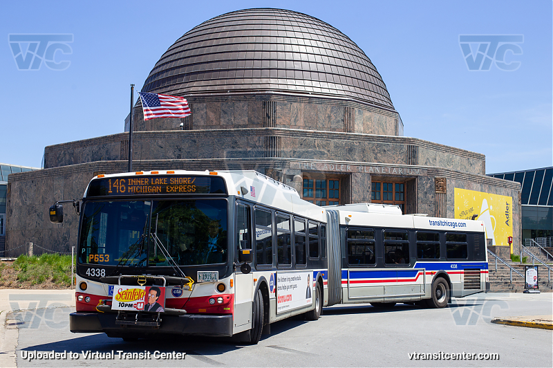 Chicago Transit Authority 4338 on Route 146
146 - Museum Campus to Berwyn
