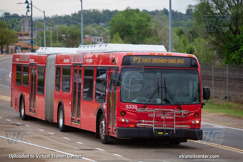 Pittsburgh Regional Transit #3339 on Route P3
