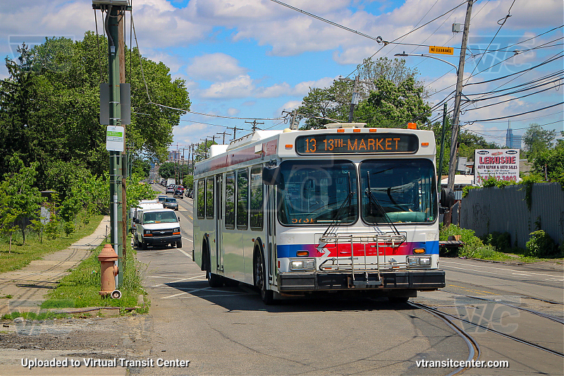 Photo of the month competition winner 
Seen here is Ex-SEPTA D40LF #5731 arriving at the Mt. Moriah Loop on SEPTA's Route T3 (13) For pics during the East Penn Traction Charter back in May 2025.

