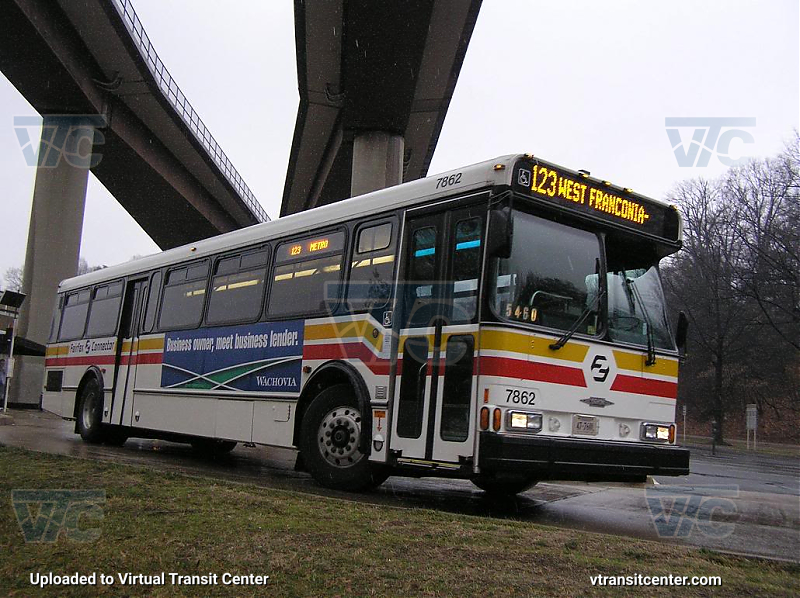 Fairfax Connector 7862 on Route 123
Route 123 to West Franconia Metro
February 11th 2006
Keywords: Fairfax Connector