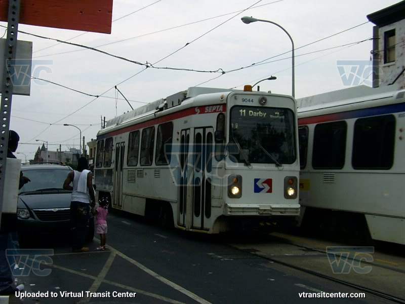 SEPTA Trolley K-Car 9044 on Route 11
Route 11 Darby via Woodland
