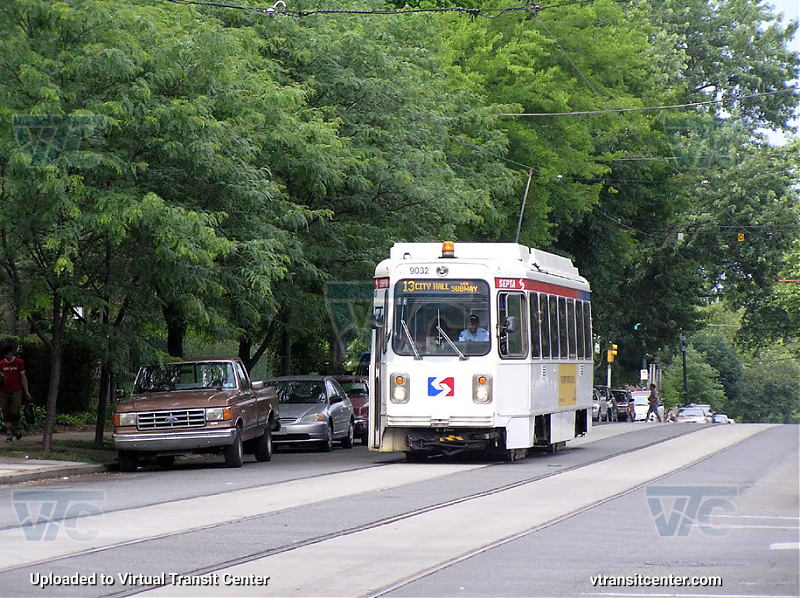 SEPTA Trolley K-Car 9032 on Route 13
Route 13 to City Hall via Subway
