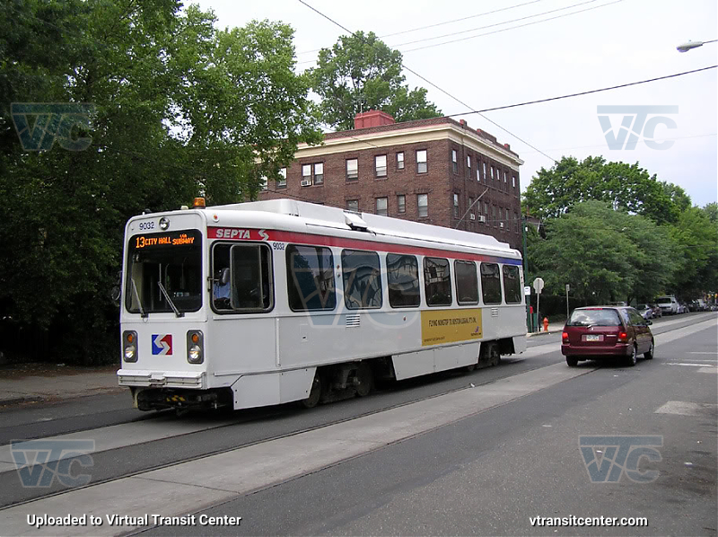 SEPTA Trolley K-Car 9032 on Route 13
Route 13 to City Hall via Subway
