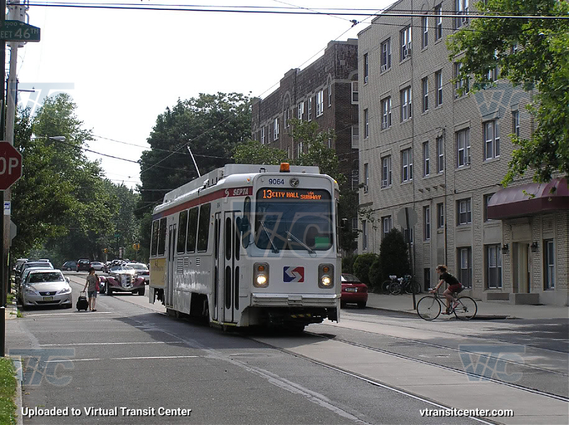SEPTA Trolley K-Car 9064 on Route 13
Route 13 to City Hall via Subway
