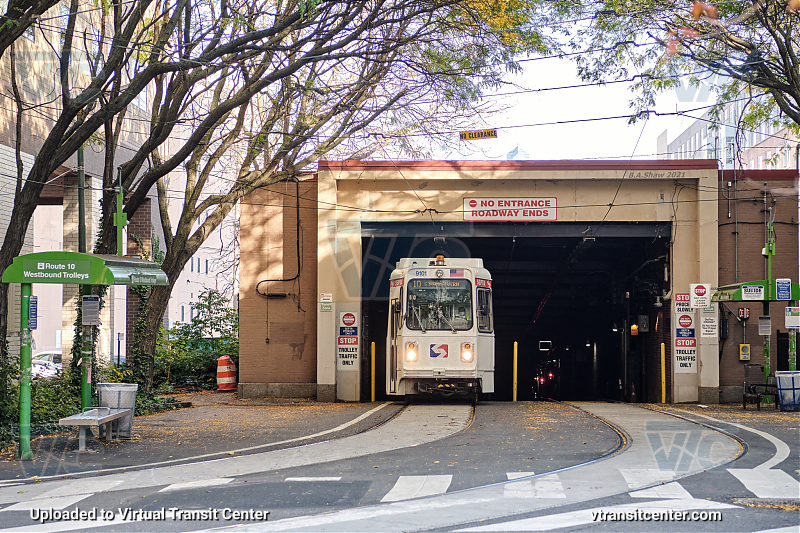 SEPTA Trolley K-Car 9101 on Route 10
Route 10 to 63rd & Malvern
